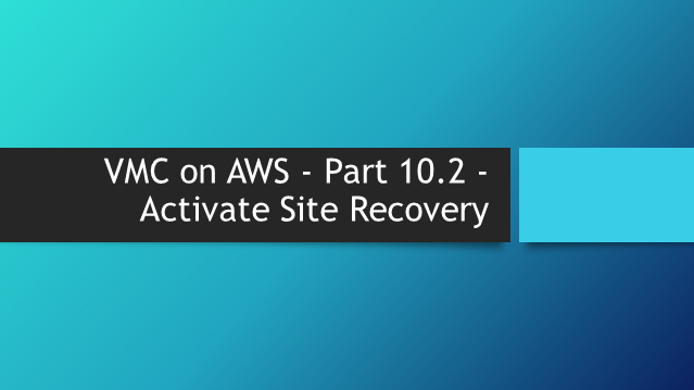 VMC on AWS – Part 4.1 – Create a Subscribed Content Library