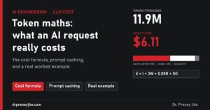 Token maths: how to calculate what an AI request really costs